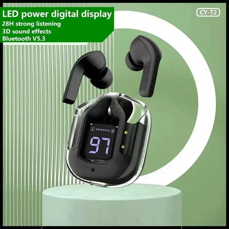 Fone De Ouvido Bluetooth Transparente