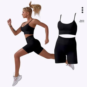 Conjunto de ioga sem costura