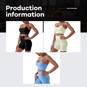 Conjunto de ioga sem costura