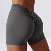 Shorts de ioga com levantamento de quadril