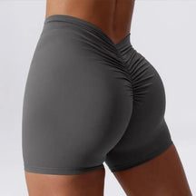 Shorts de ioga com levantamento de quadril