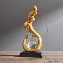 Estátua abstrata Decorações de mesa