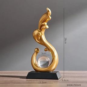 Estátua abstrata Decorações de mesa