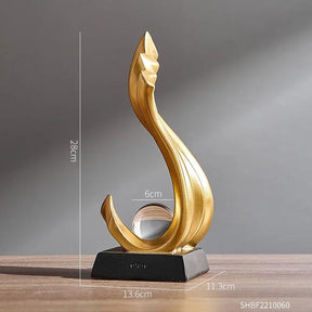 Estátua abstrata Decorações de mesa
