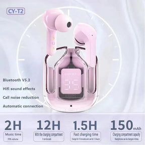 Fone De Ouvido Bluetooth Transparente