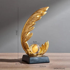 Estátua abstrata Decorações de mesa