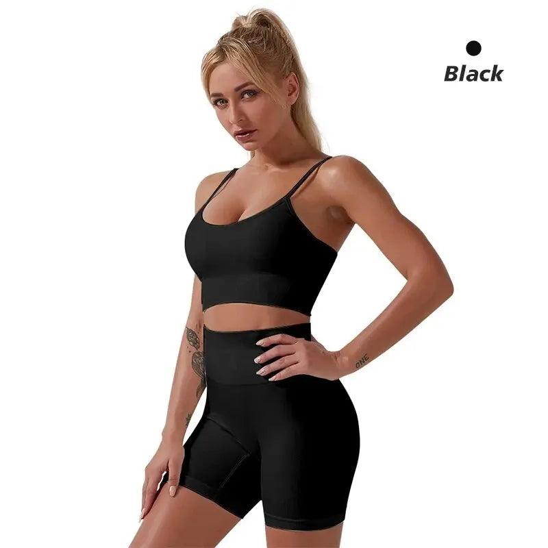 Conjunto de ioga sem costura